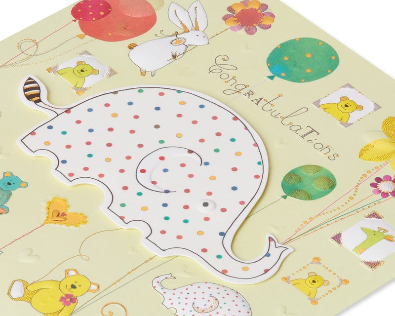 Papyrus New Baby Card - Designed by House of Turnowsky (Warm and Happy Wishes) - Image 5